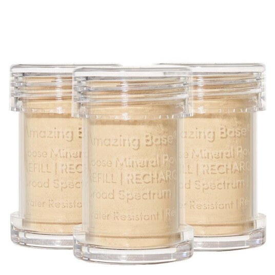 Jane Iredale Amazing Base Refillable Brush Warm Silk 3 Pack Refil Jane Iredale Amazing Base Refillable Brush Warm Silk 3 Pack Refil