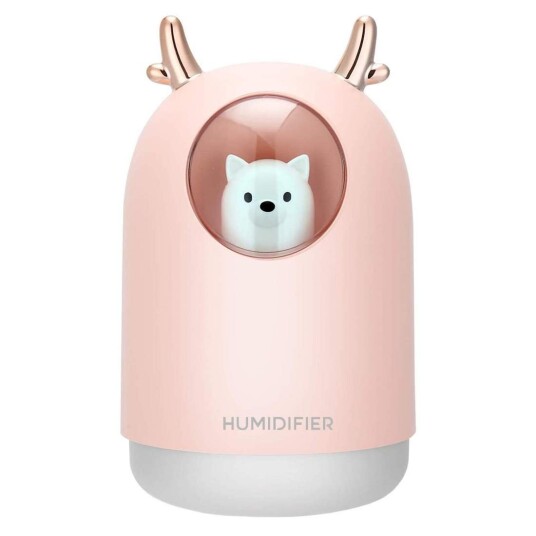 Luftfukter med Dyrefigur, 30 cl - Rosa Luftfukter med Dyrefigur, 30 cl - Rosa