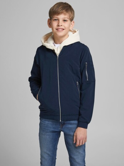 Jack & Jones Jjerush Bomber Noos Mni Navy 98