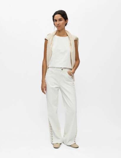 Object Objrio Trice Mw Wide Jeans 145 White 44 x 32 Object Objrio Trice Mw Wide Jeans 145 White 44 x 32
