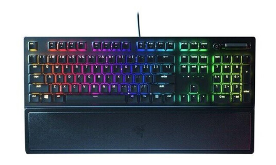 Razer BlackWidow V3 - Yellow - US - Gamingtastatur - Amerikansk Engelsk - Svart