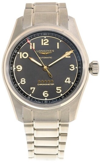 Longines Herreklokke L3.810.1.53.6 Spirit Sort/Stål Ø40 mm