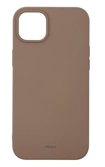 Onsala Silikon Mobildeksel i Farge Sand for iPhone 13/14 6,1"
