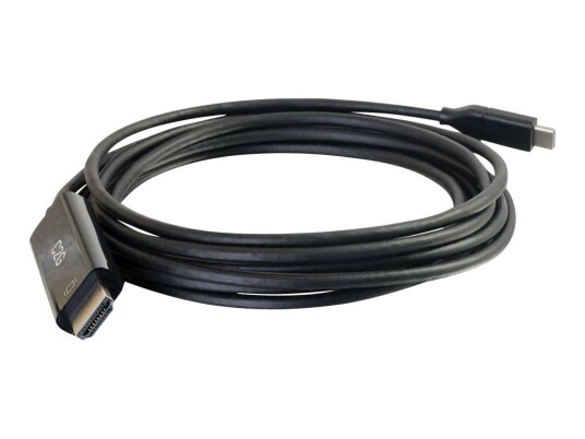 C2G 10ft USB C to HDMI Cable - USB C to HDMI Adapter Cable - 4K 60Hz - M/M - video/lydkabel - HDMI / USB - 3.05 m