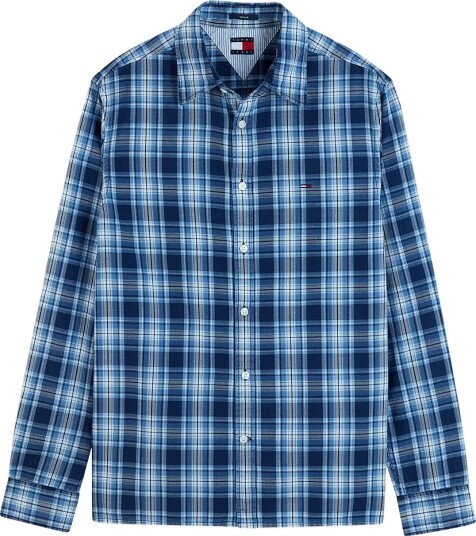 Tommy Jeans Tjm Reg Dobby Check Shirt Ext Navy S