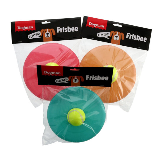 Dogman Hundeleke Frisbee M Tennisball