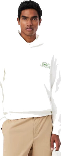 Lacoste Herre Gensere & Hettegensere Hvit M,