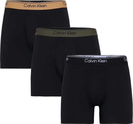 Calvin Klein Boxer Brief 3Pk Black XXL