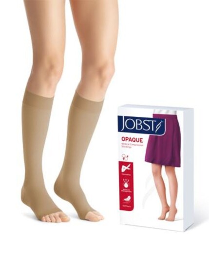Jobst Opaque K2 Knestrømpe uten tå Natur S 1par Jobst Opaque K2 Knestrømpe uten tå Natur S 1par