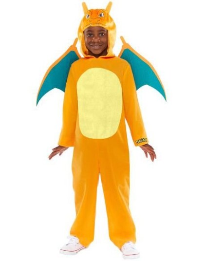 Amscan Lisensiert Charizard Kigurumi Kostyme til Barn 10 12 År