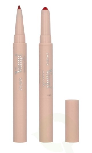 Pupa Milano Pupa Vamp! Creamy Duo Lip Pencil 1 g #010 True Red / Lipstick 0,8g / Pencil 0,2g