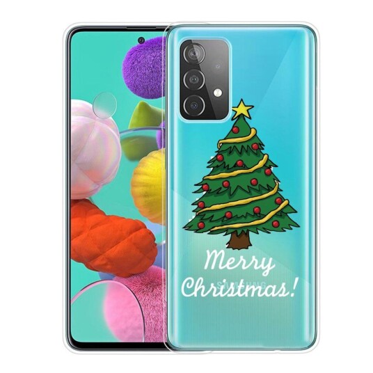 INCOVER Samsung Galaxy A33 (5G) TPU Plast Jul Deksel - Merry Christmas - Juletre