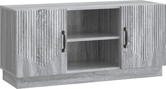 TV skap Grå sonoma 102 x 34,5 x 47 cm Konstruert tre TV skap Grå sonoma 102 x 34,5 x 47 cm Konstruert tre