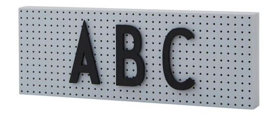 Design Letters Bokstavstavle The Sign grå Design Letters Bokstavstavle The Sign grå