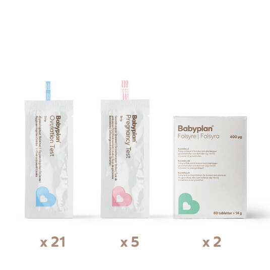 Babyplan sett strimmel 3 mdr. Babyplan sett strimmel 3 mdr.