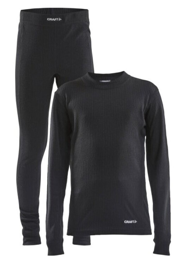 Craft Junior Core Dry Baselayer Set 110/116, Black Craft Junior Core Dry Baselayer Set 110/116, Black