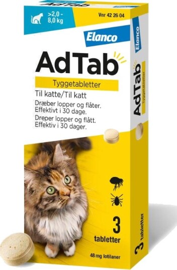 Adtab 48 Mg Katt 3 Stk