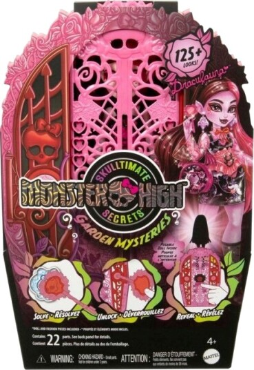Monster High Draculaura Skulltimate Secrets dukke med 19 overraskelser