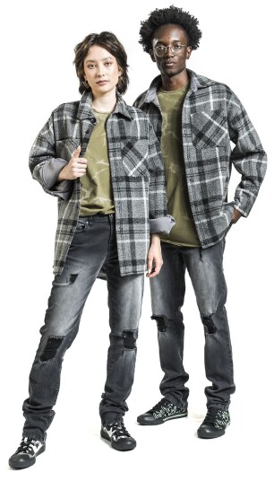 EMP Special Collection Jeans EMP Special Collection X Urban Classics unisex distressed jeans W30L32 til W34L32 Damer svart