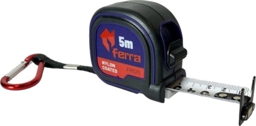 Målebånd Ferra 5X25 Mm Magnetisk