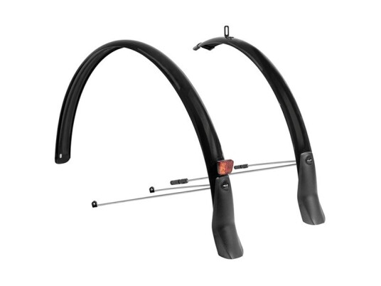 XLC Skjermsett med Safety Release og mud flaps 28"46 mm XLC Skjermsett med Safety Release og mud flaps 28"46 mm