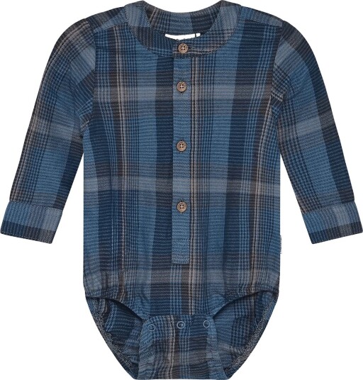 Minymo Body Ls Check Navy 74 Minymo Body Ls Check Navy 74