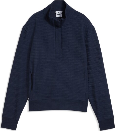 Puma W Boulder 1/2 Zip Bn Golfgenser dame Deep-Navy X-Small