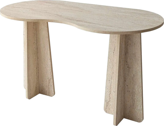 Soryn skrivebord 120 cm - Travertin