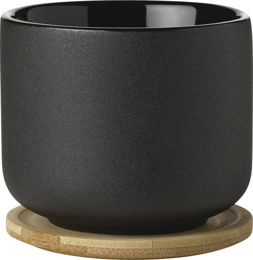 Stelton Theo krus m/glassbrikke 20 cl svart Stelton Theo krus m/glassbrikke 20 cl svart