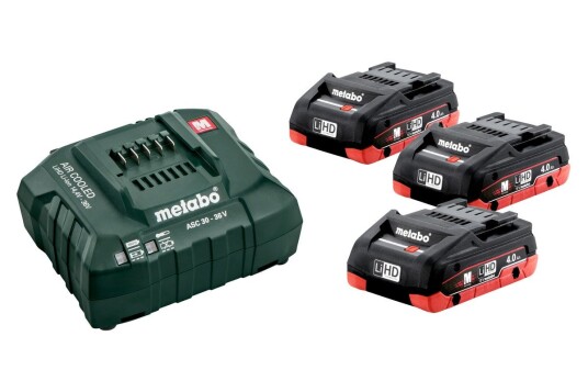 Metabo 685132000 Basis sett 3 x LiHD 4.0 Ah