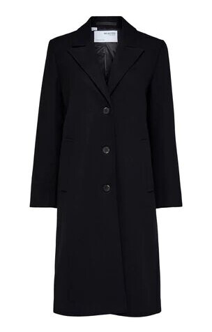 Selected Femme Alma Wool Coat Black 42 Selected Femme Alma Wool Coat Black 42