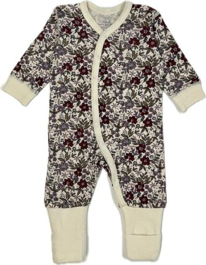Hust & Claire Manu Flor ull/bambus heldress - off white Hust & Claire Manu Flor ull/bambus heldress - off white