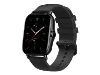Amazfit GTS 2 - Midnattsvart - smartklokke med stropp - silikon - display 1.65 - Wi-Fi, Bluetooth - 24.7 g