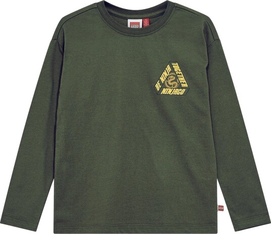 LEGO® Ninjago T skjorte   LWTaj 603   Grønn   LEGO® Wear   4 år (104)   T skjorte Armygrønn