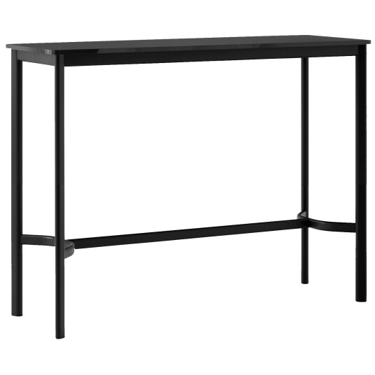 &Tradition Drip HW113 Bardisk 50x140x105 cm Svart Laminat / Svart