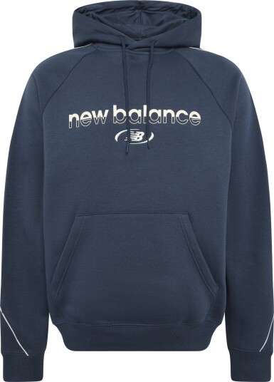 New Balance Trackside Fleece Hoodie Navy XXL