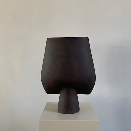Sphere Kvadratisk Vase Stor Brun