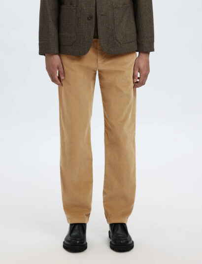 Selected Slh196-Straight Miles Cord Pant W Noos - Beige - 38 x 32 Selected Slh196-Straight Miles Cord Pant W Noos - Beige - 38 x 32