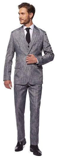 OppoSuits Suitmeister 20talls Gangster Grå Dress  XLarge