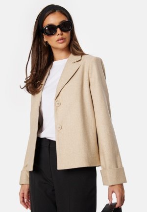 Object Collectors Item Nicole L/S Wool Jacket Sandshell Detail:Mel 36 Object Collectors Item Nicole L/S Wool Jacket Sandshell Detail:Mel 36