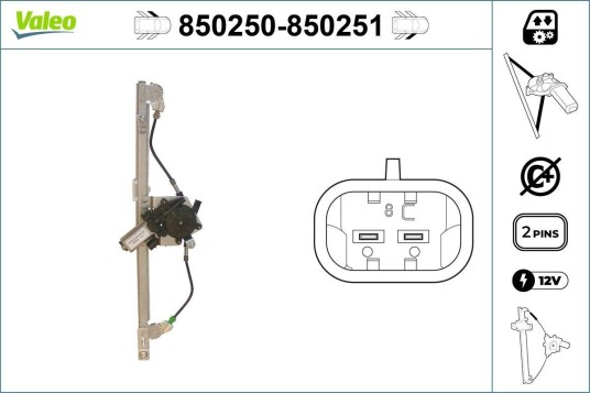 Vindusheis VALEO 850251