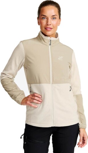 RevolutionRace River Hybrid Fleece Jacket Dame Peyote Størrelse:S Dame > Overdeler > Fleece & midlayers