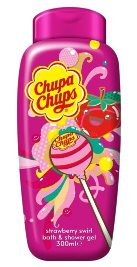 Chupa Chups Bath & Body Wash Strawberry Swirl 300ml