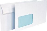 Herlitz Konvolutter Dl Hk (Med Stropp) Venstre Vindu Hvit 1000 Stk.