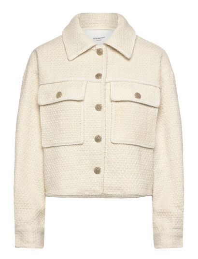 Rosemunde Rwnelly Boucle Wool Blend Ls Oversi - Cream - 42 Rosemunde Rwnelly Boucle Wool Blend Ls Oversi - Cream - 42
