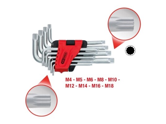 Ks Tools 151.4630, 9 Stykker, Stål, 2,71 Kg