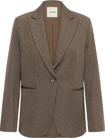 Soaked Sllilu Corinne Short Blazer - Brown - XS