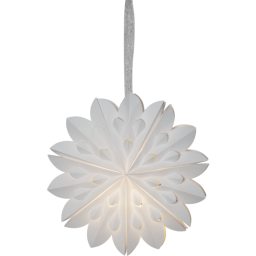 Star Trading Clipp julestjerne med lys, 40 cm