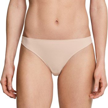 Schiesser Truser Invisiblå Lace String Beige 38 Dame