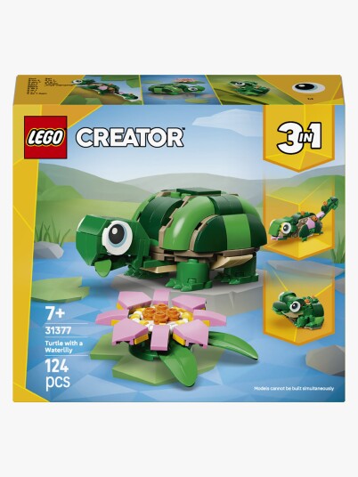 Lego Skilpadde Med Vannliljeblomst Lego Skilpadde Med Vannliljeblomst